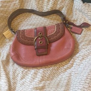 Pink coach bag
